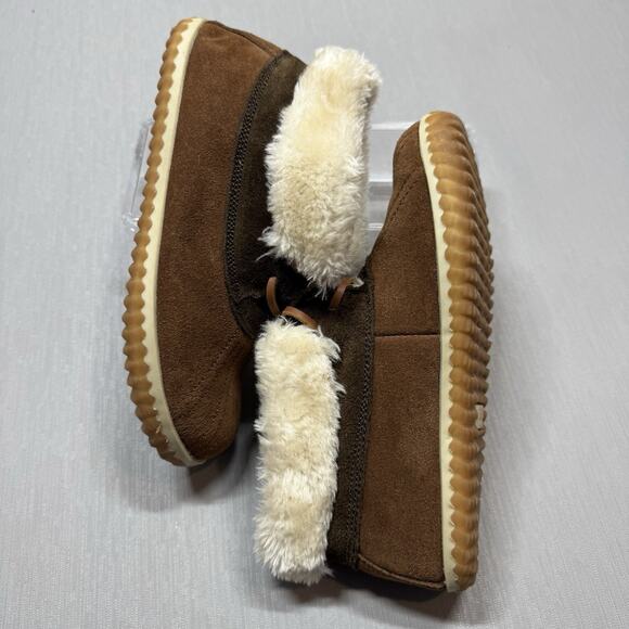 Sperry Elaina Women's Duck Bootie Suede Chocolate Size 6 M Casual Winter - Picture 4 of 6